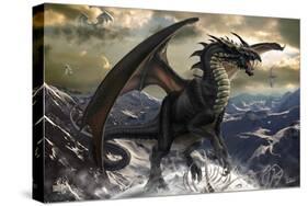 Rogue Dragon by Tom Wood Poster-Tom Wood-Stretched Canvas