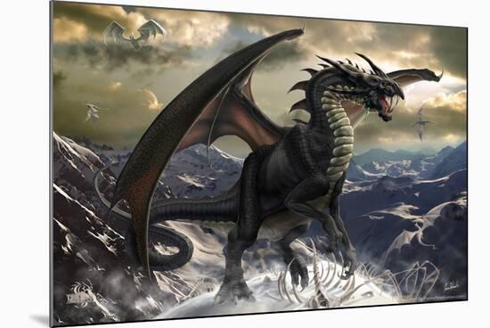 Rogue Dragon-Tom Wood-Mounted Poster