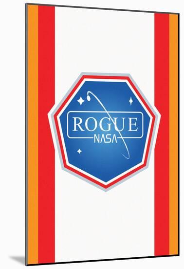 Rogue Nasa - Polygon Insignia-null-Mounted Poster