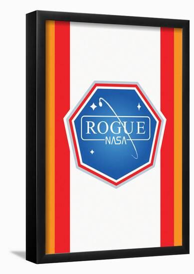 Rogue Nasa - Polygon Insignia-null-Framed Poster