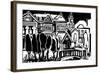 Rogue on the Bridge-Josh Byer-Framed Giclee Print