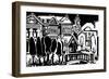 Rogue on the Bridge-Josh Byer-Framed Giclee Print