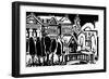 Rogue on the Bridge-Josh Byer-Framed Giclee Print