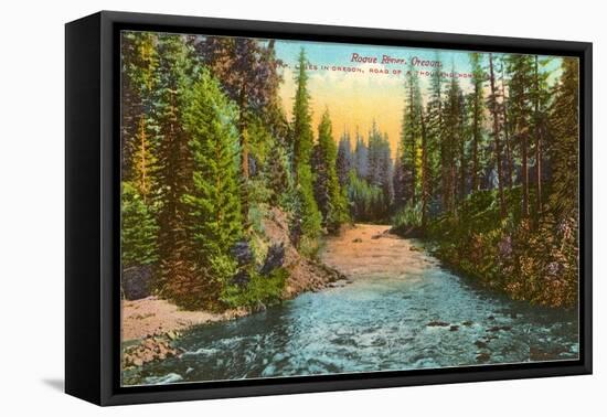 Rogue River, Oregon-null-Framed Stretched Canvas