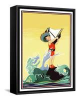 Rogue Wave - Child Life-Hazel Frazee-Framed Stretched Canvas