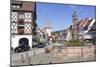Rohrbrunnen Fountain and Oberturm Tower-Markus-Mounted Photographic Print