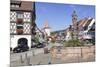 Rohrbrunnen Fountain and Oberturm Tower-Markus-Mounted Photographic Print