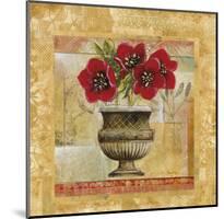 Rojo Botanical V-Carney-Mounted Giclee Print