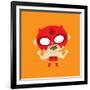 Rojo Flexing His Muscles-null-Framed Giclee Print