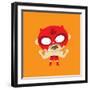 Rojo Flexing His Muscles-null-Framed Giclee Print