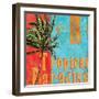 Rojo Palm I-Paul Brent-Framed Art Print