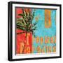 Rojo Palm I-Paul Brent-Framed Art Print