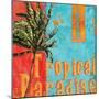 Rojo Palm I-Paul Brent-Mounted Art Print