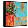 Rojo Palm I-Paul Brent-Framed Stretched Canvas