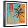 Rojo Palm II-Paul Brent-Framed Art Print