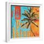 Rojo Palm II-Paul Brent-Framed Art Print