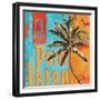 Rojo Palm II-Paul Brent-Framed Premium Giclee Print