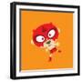 Rojo Standing On One Foot-null-Framed Giclee Print