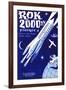 Rok 2000 Ny Foxtrot-null-Framed Art Print