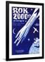 Rok 2000 Ny Foxtrot-null-Framed Art Print