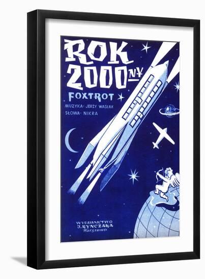 Rok 2000 Ny Foxtrot-null-Framed Art Print