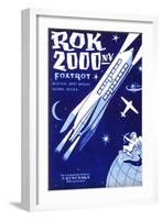 Rok 2000 Ny Foxtrot-null-Framed Art Print