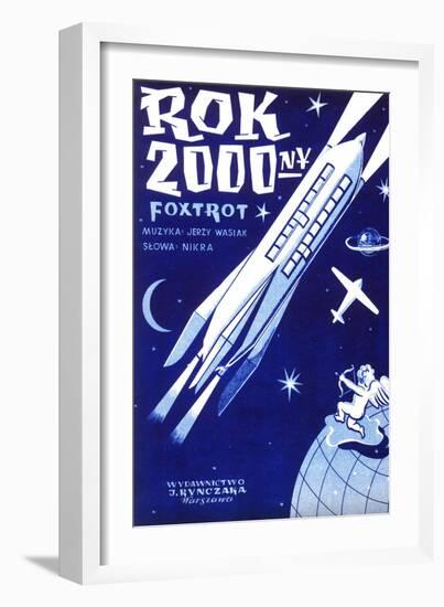 Rok 2000 Ny Foxtrot-null-Framed Art Print