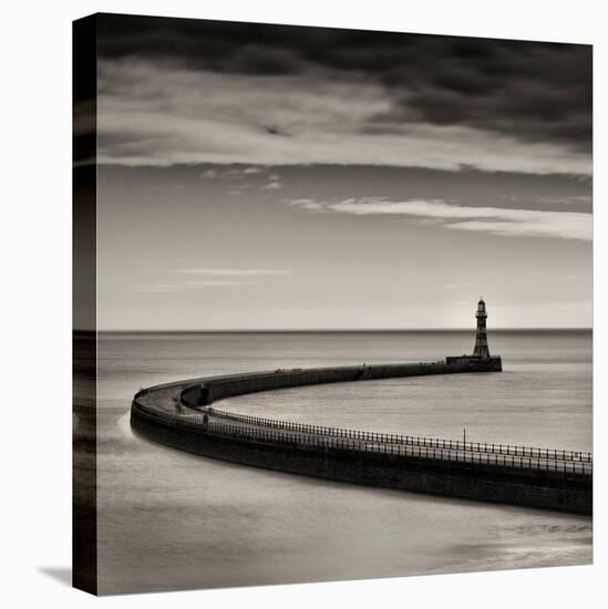 Roker Lighthouse-Craig Roberts-Stretched Canvas