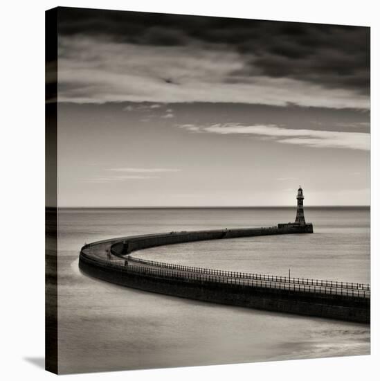 Roker Lighthouse-Craig Roberts-Stretched Canvas