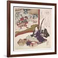 Rokuban Hidara-Gempei, 1825-Utagawa Kunisada-Framed Giclee Print