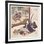 Rokuban Hidara-Gempei, 1825-Utagawa Kunisada-Framed Giclee Print