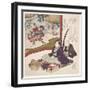 Rokuban Hidara-Gempei, 1825-Utagawa Kunisada-Framed Giclee Print