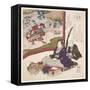 Rokuban Hidara-Gempei, 1825-Utagawa Kunisada-Framed Stretched Canvas