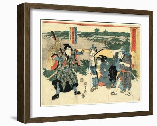 Rokudanme-Utagawa Kuniyasu-Framed Giclee Print