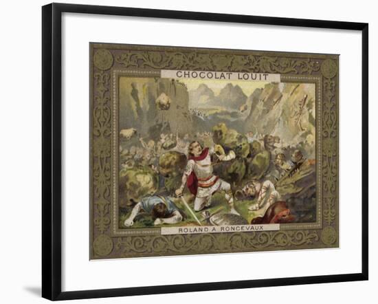 Roland at Roncevaux-null-Framed Giclee Print