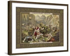 Roland at Roncevaux-null-Framed Giclee Print