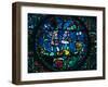 Roland Breaks His Sword and Sounds His Horn, Stained Glass, Chartres Cathedral, France, 1194-1260-null-Framed Photographic Print