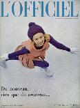 L'Officiel, December 1962 - Robe du Soir d'Yves Saint-Laurent en Tundra d'Abraham-Roland de Vassal-Mounted Art Print