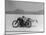 Roland Free Breaking World's Speed Record on Bonneville Salt Flats While Laying on His Bike-Peter Stackpole-Mounted Premium Photographic Print