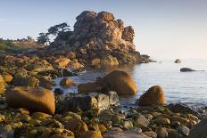 Rock Formations on the Cote De Granit Rose, France-Roland Gerth-Photographic Print