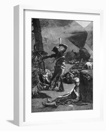 Roland Killed-Albert Maignan-Framed Art Print