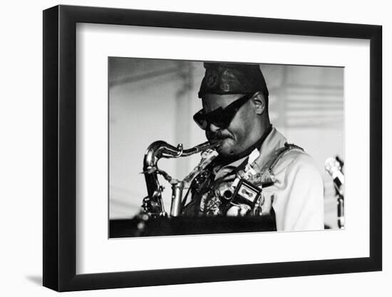 Roland Kirk, Ronnie Scott's, London, 1976-Brian O'Connor-Framed Photographic Print