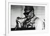 Roland Kirk, Ronnie Scott's, London, 1976-Brian O'Connor-Framed Photographic Print