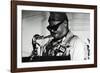 Roland Kirk, Ronnie Scott's, London, 1976-Brian O'Connor-Framed Photographic Print