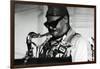 Roland Kirk, Ronnie Scott's, London, 1976-Brian O'Connor-Framed Photographic Print