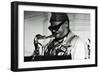 Roland Kirk, Ronnie Scott's, London, 1976-Brian O'Connor-Framed Photographic Print