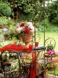 Sunflowers on a Garden Chair-Roland Krieg-Photographic Print