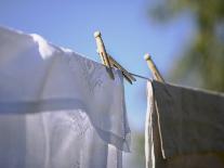Washing Hanging on the Line-Roland Krieg-Photographic Print