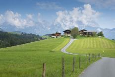 Austria, Tyrol, Reith bei Kitzbuehel, farms close Reith.-Roland T. Frank-Photographic Print