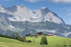 Austria, Tyrol, Reith bei Kitzbuehel, in the background the Kaiser Mountains-Roland T. Frank-Framed Photographic Print